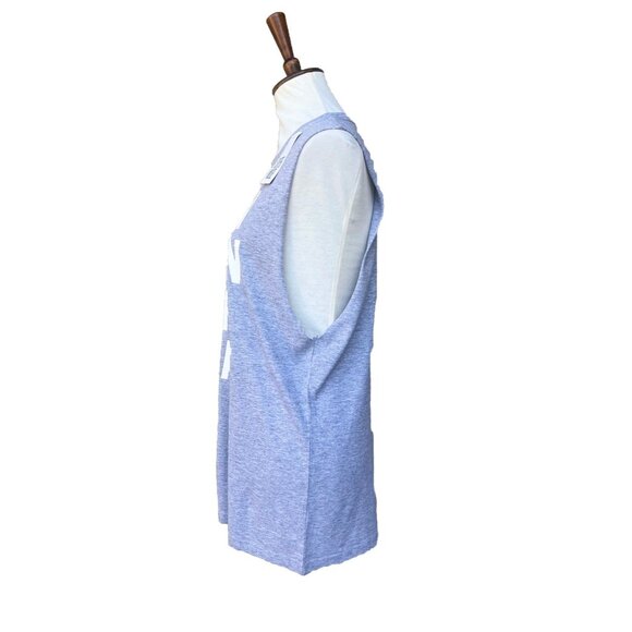 Super Muse Women’s Heather Gray Cotton Turndown For What Tank Size S - Picture 3 of 15